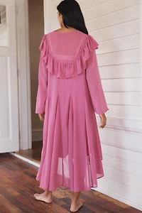 LyreBird Ruffle Chiffon Cape