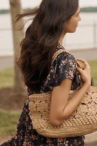 By Anthropologie Ruffle Sleeve Dress