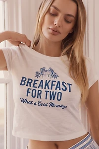 By Anthropologie Graphic Baby Tee