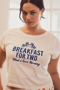 By Anthropologie Graphic Baby Tee