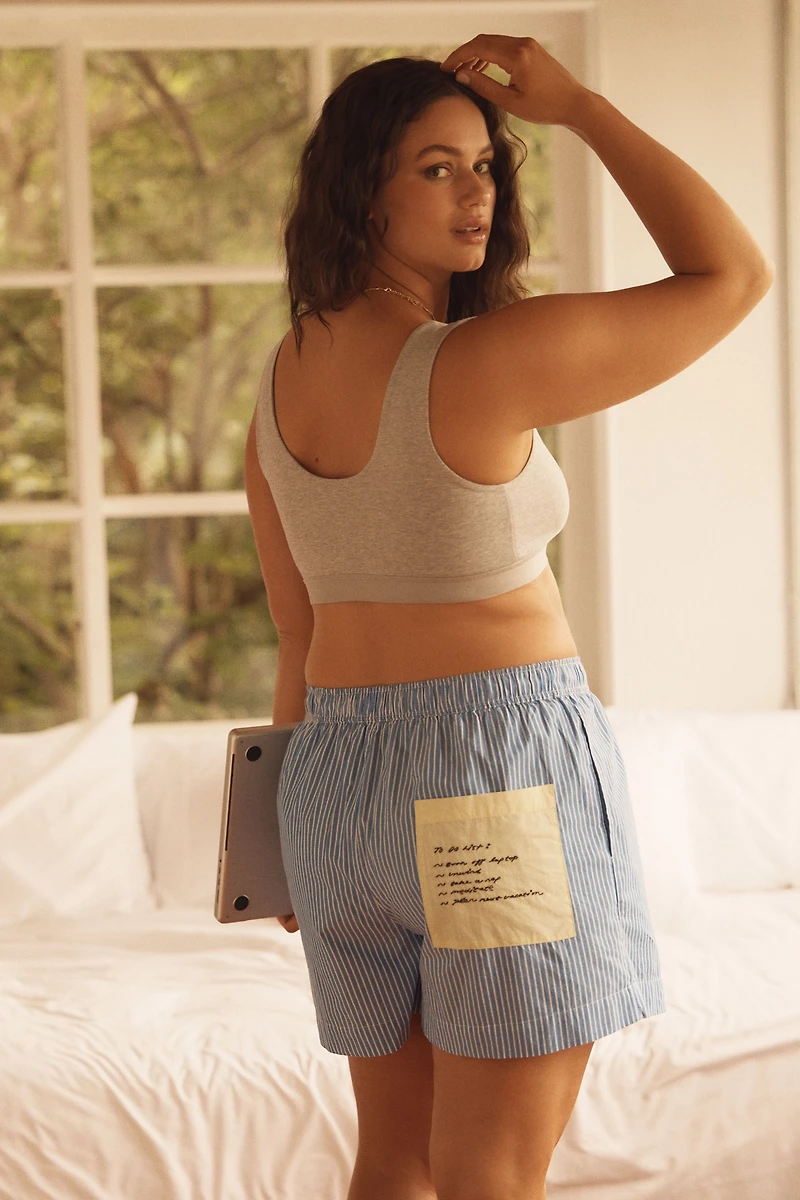 LyreBird To-Do List Cotton Boxer Shorts
