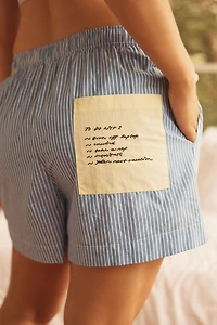 LyreBird To-Do List Cotton Boxer Shorts