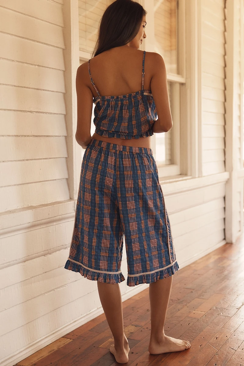 LyreBird Ruffle Bermuda Shorts