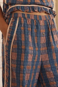LyreBird Ruffle Bermuda Shorts
