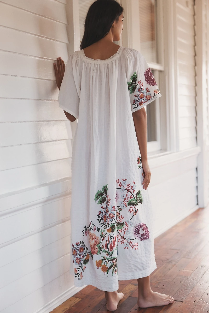 LyreBird Floral Midi Nap Dress