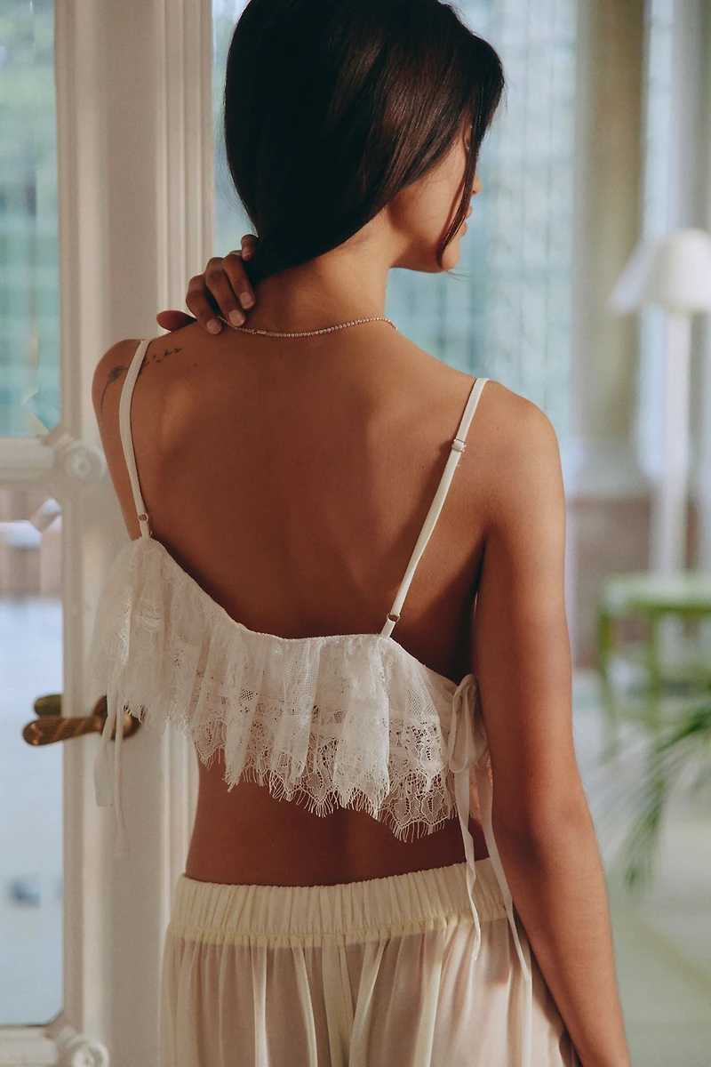 LyreBird Lace Swing Crop Cami