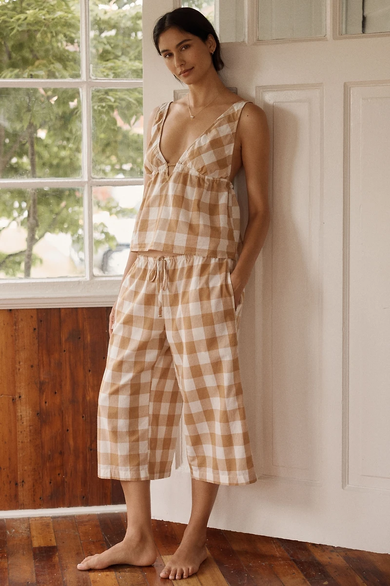LyreBird 100% Cotton Gaucho Pajama Pants