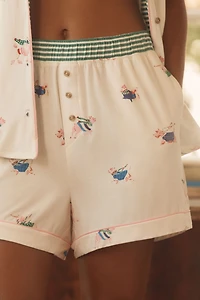 The Briar Piped Pajama Shorts