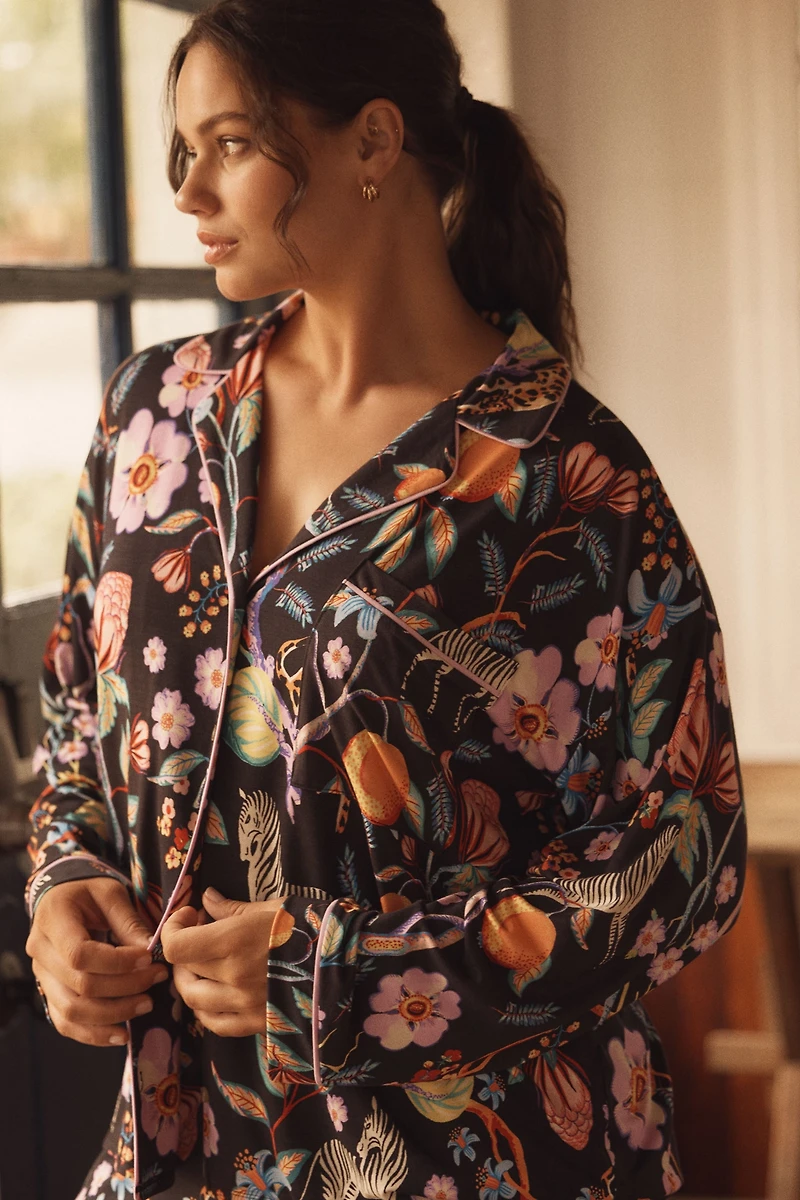 The Briar Piped Pajama Shirt: Long-Sleeve Edition