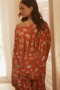 The LyreBird ModaLuxe Long-Sleeve Pajama Shirt