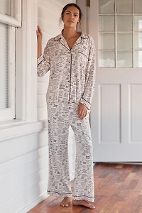 LyreBird Briar Long-Sleeve Pajama Shirt ModaLuxe