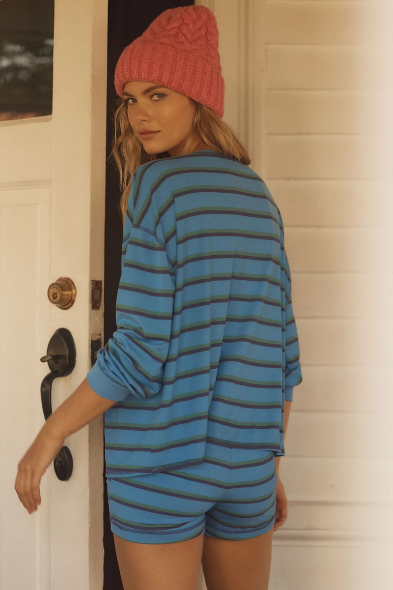 The Briar Long-Sleeve Slouchy Henley Top by LyreBird