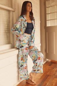 Karen Mabon Long-Sleeve City Pajama Set