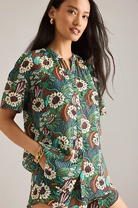 Love Stories Mila Short-Sleeve Relaxed Shirt