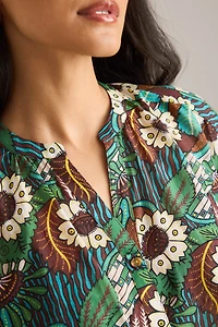 Love Stories Mila Short-Sleeve Relaxed Shirt