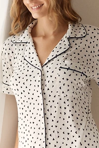 Eberjey Short-Sleeve Shorts Pajama Set