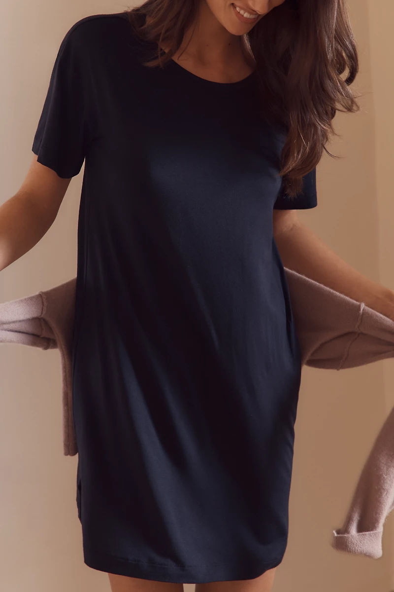 Eberjey Gisele Everyday Short-Sleeve Pajama Sleepshirt