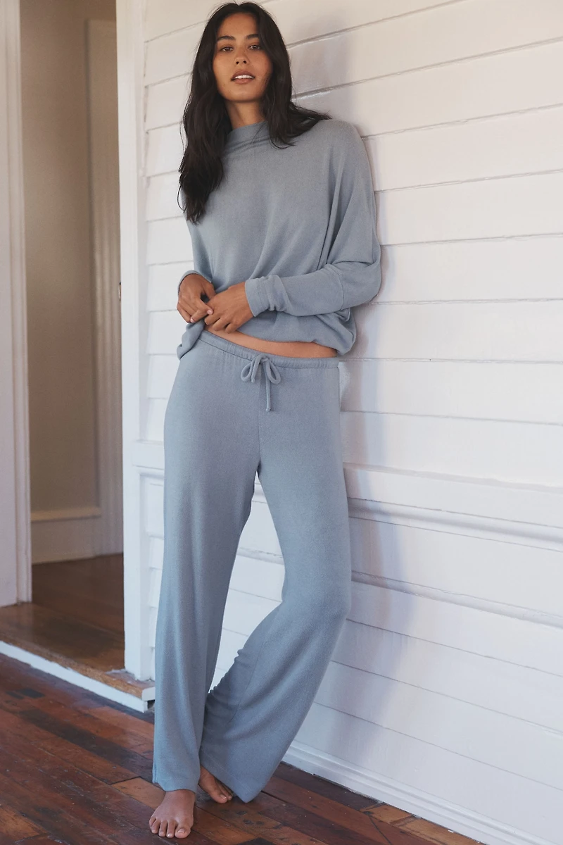 Eberjey Cozy Time Straight-Leg Sweatpants