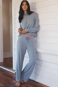 Eberjey Cozy Time Straight-Leg Sweatpants