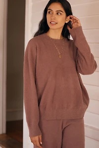 Eberjey Bouclé Crew Pullover
