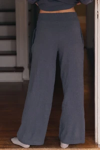 Eberjey Bouclé Wide-Leg Pants