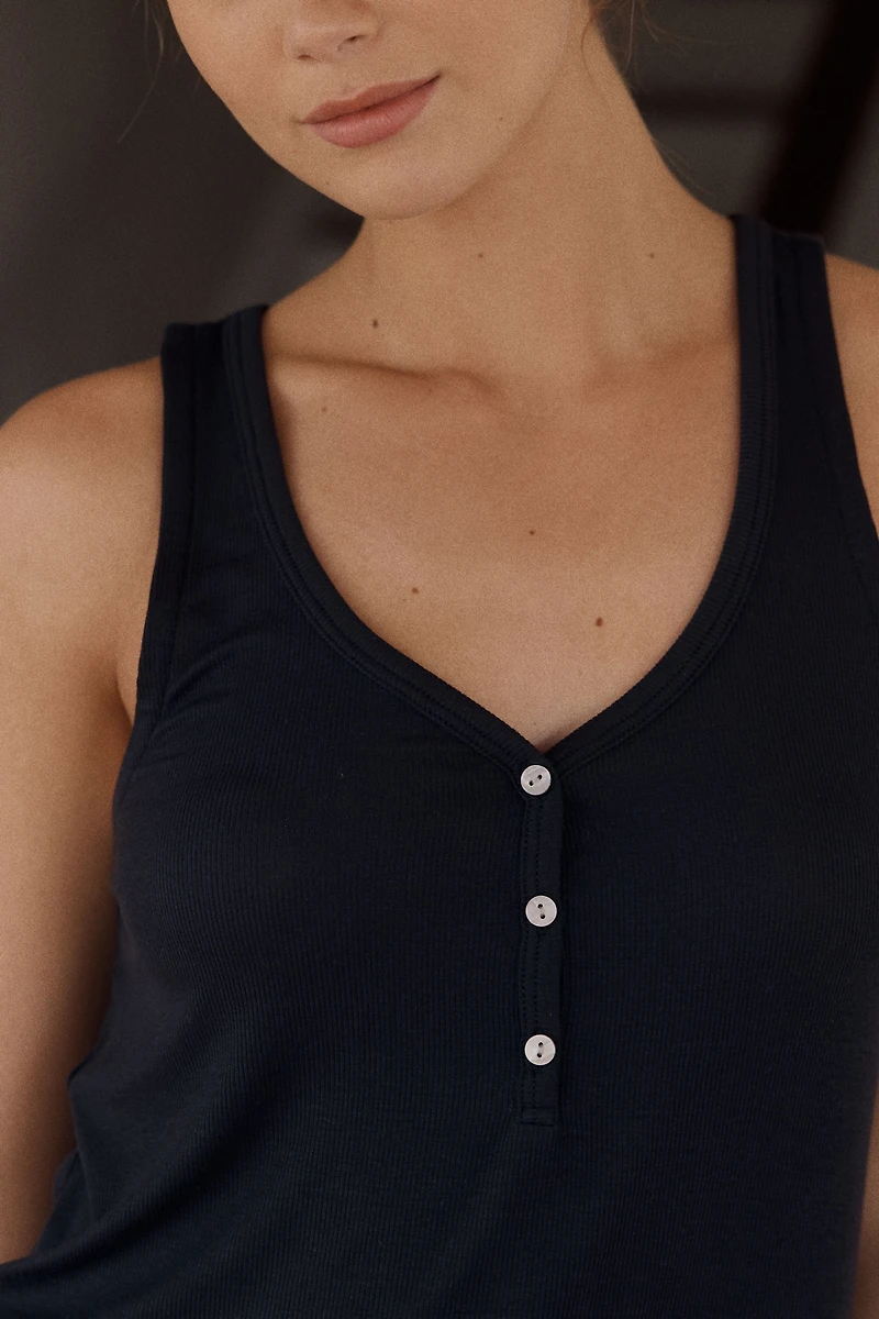 Eberjey Dream Rib V-Neck Tank