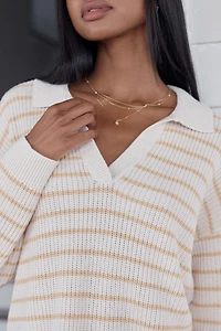 Eberjey Coastal Polo Pullover