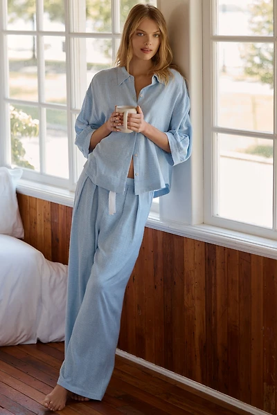Eberjey Linen-Blend Pants