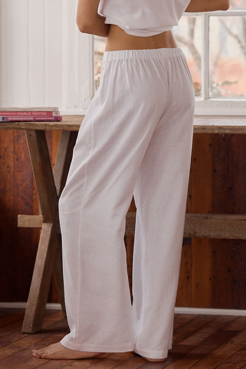 Eberjey Linen-Blend V-Neck Cami