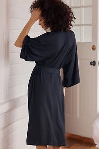 Eberjey Giselle Long-Sleeve Long Robe