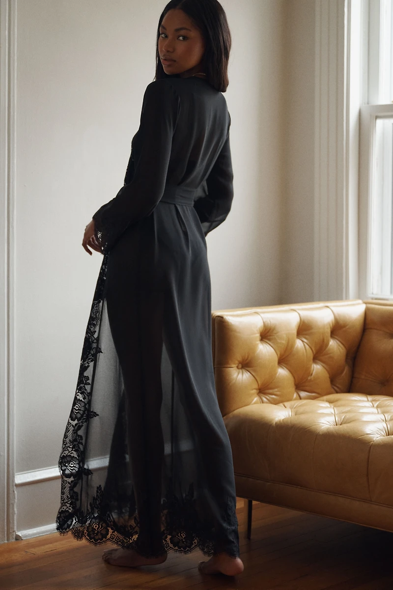 Homebodii Helena Lace Robe