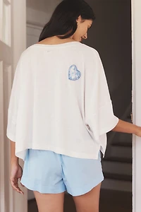 LyreBird Oversized Patch Pocket Tee