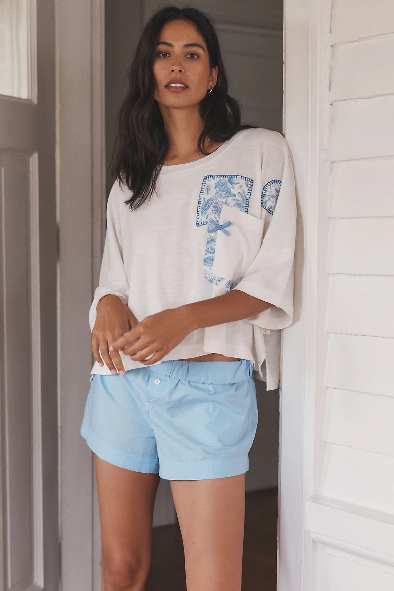 LyreBird Oversized Patch Pocket Tee