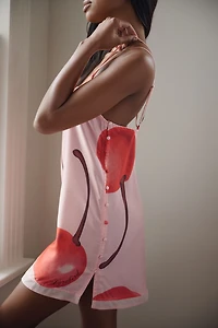 By Anthropologie Silky Mini Shift Dress