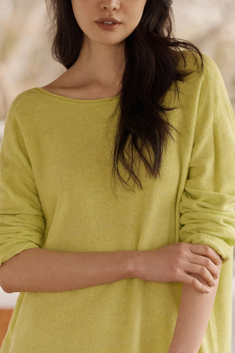 LyreBird Open-Back Sweater