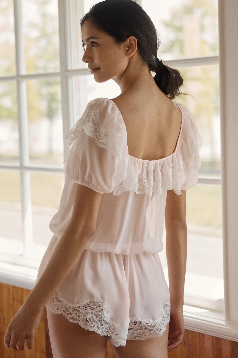 For Love & Lemons Grace Romper