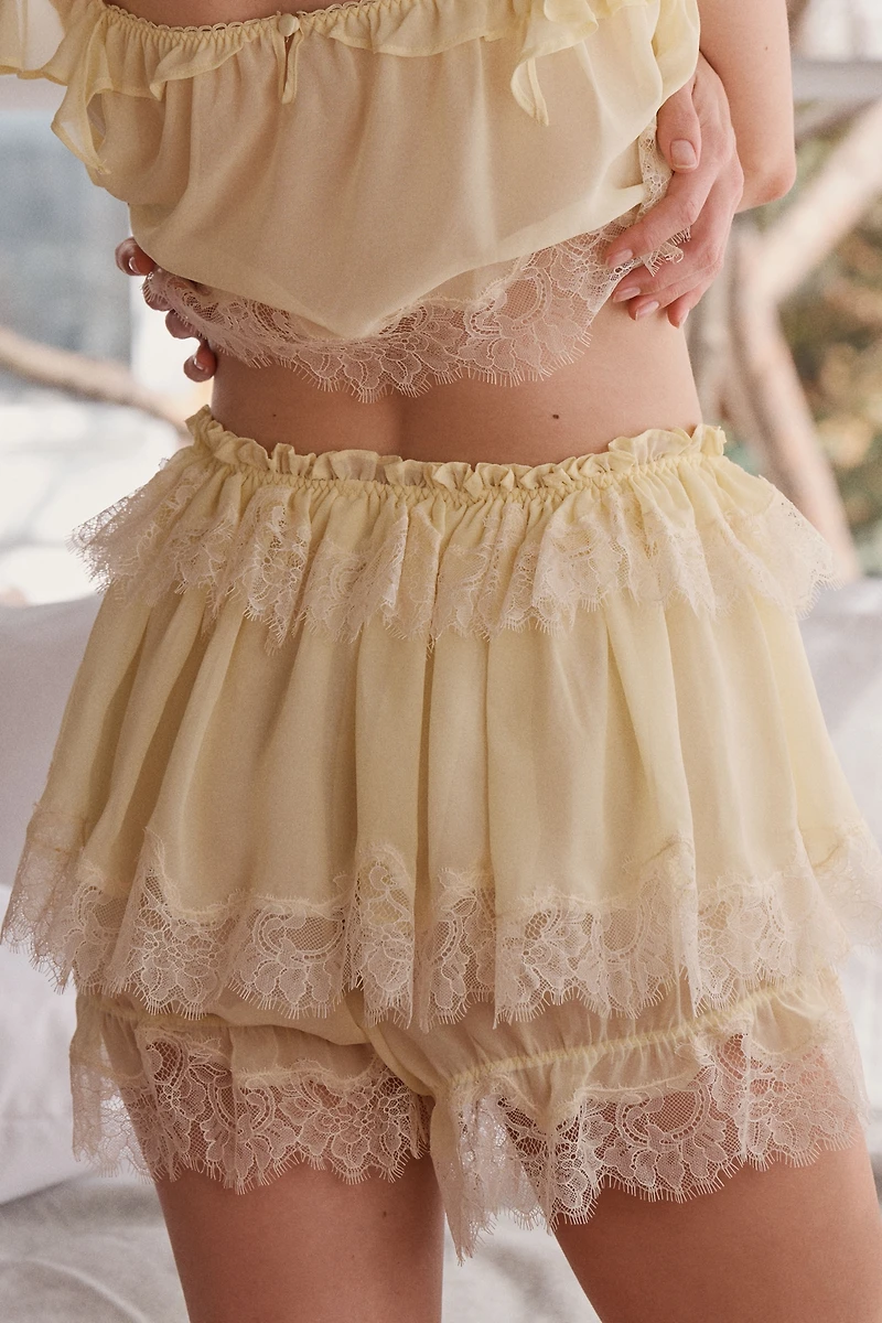 For Love & Lemons Chante Bloomer Skort