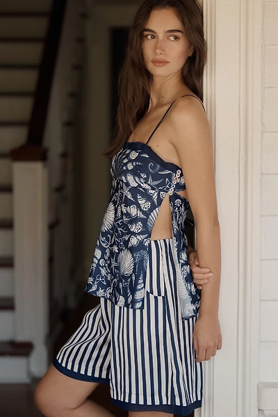 LyreBird Silky Bermuda Shorts