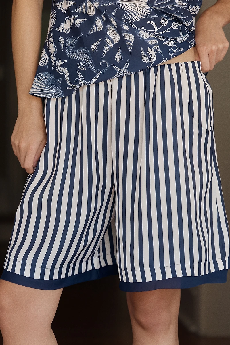 LyreBird Silky Bermuda Shorts