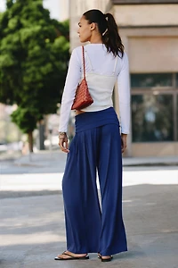 LyreBird  Foldover Wide-Leg Pants ModaLuxe