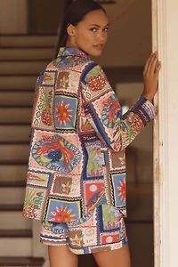 Printfresh Colorful Coast Short-Sleeve Pajama Set