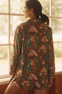 Printfresh Bonfire Stories Long-Sleeve Pajama Set