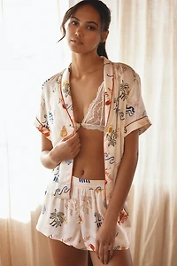 The LyreBird Silky Pajama Top