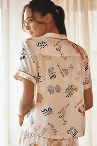 The LyreBird Silky Pajama Top