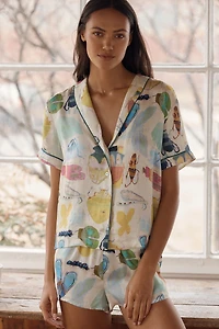 The LyreBird Silky Pajama Top