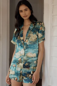 LyreBird Silky Pajama Top