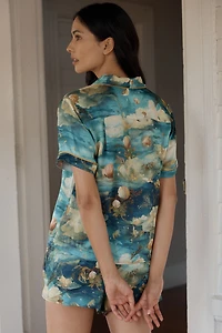 LyreBird Silky Pajama Top