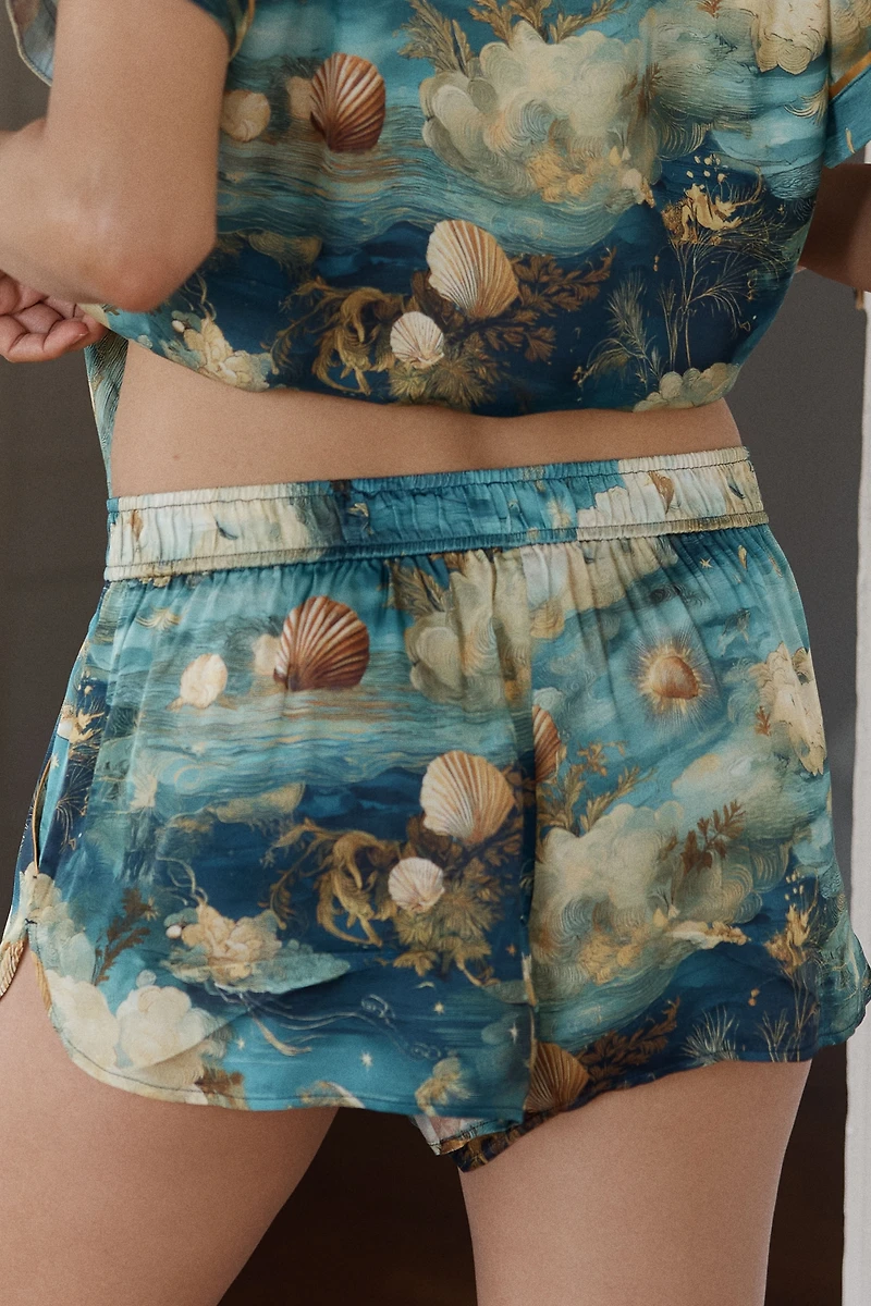 LyreBird Silky Pajama Shorts