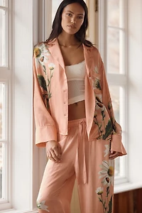 LyreBird Silky Oversized Pajama Shirt