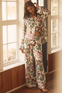 By Anthropologie Silky Pajama Pants